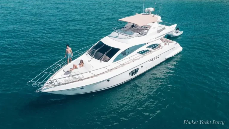 Velvet Night 55 motor yacht for a small private party in Phuket